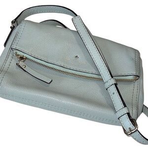 Kate Spade Cobble Hill Carson Light Blue Leather Crossbody Bag